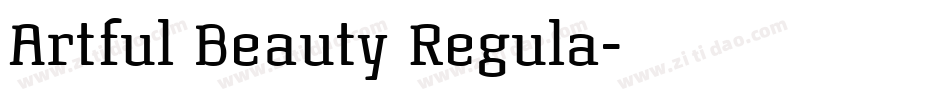 Artful Beauty Regula字体转换